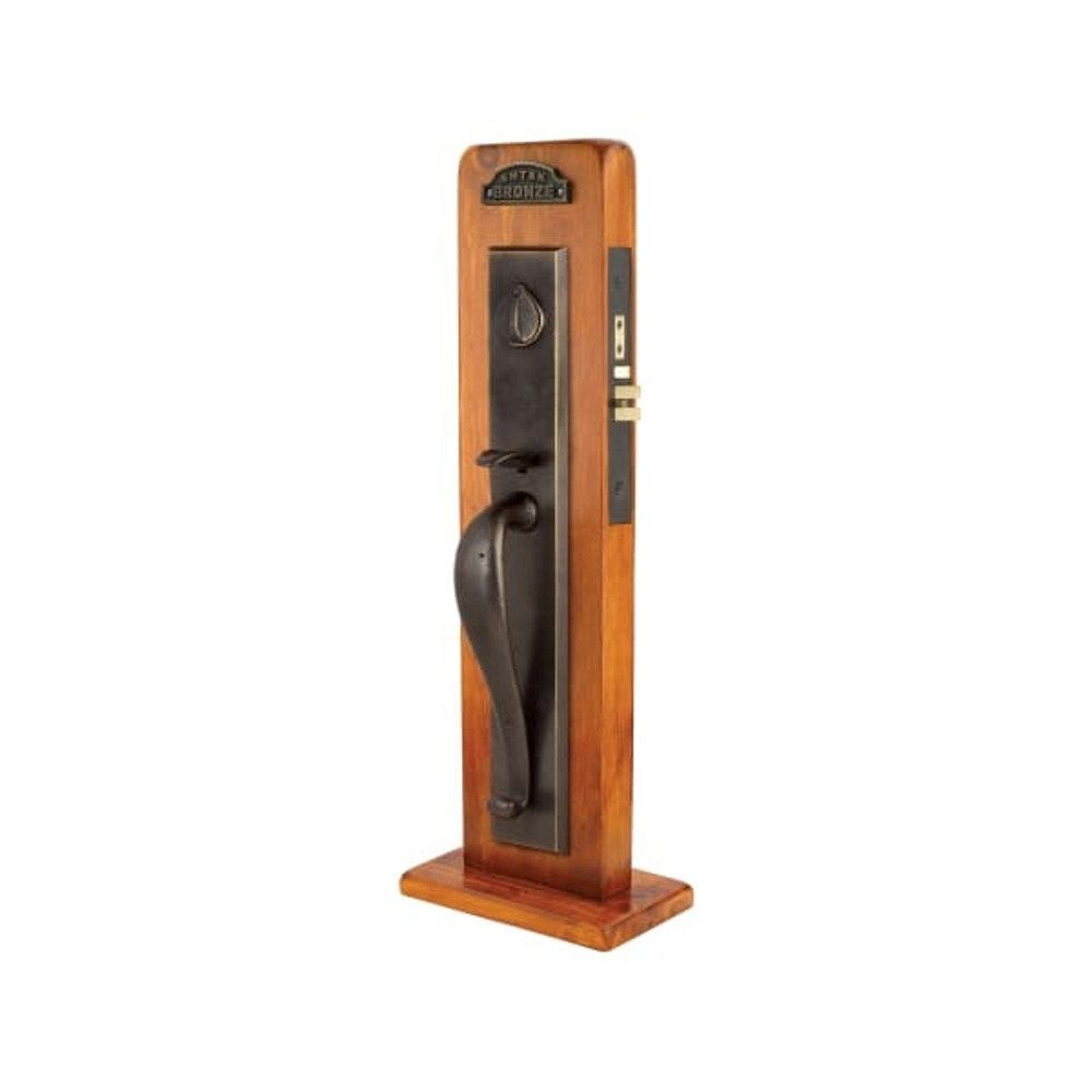 Emtek 4516-13 Durango LH Mortise Entry Lock Medium Bronze MB NEW